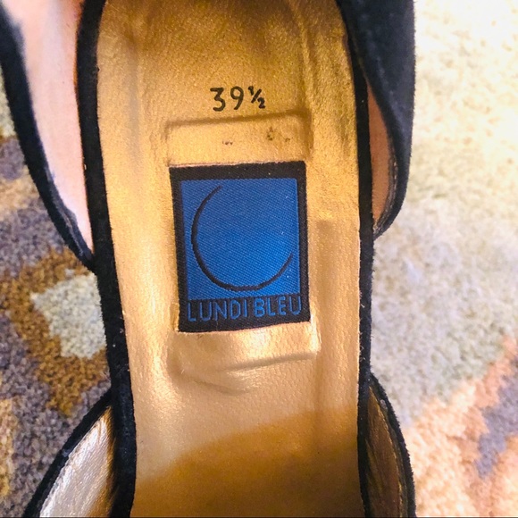 Lundi Blue (Anthropologie) suede heels!😍😍 - Picture 4 of 4